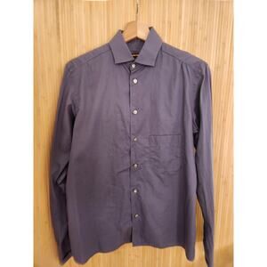 Diesel Black Gold Men’s Cotton Shirt (Slate Blue)
